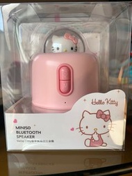 凱蒂貓Hello Kitty 夜燈造型藍芽喇叭音響 全新現貨 情人生日禮物 miniso名創優品