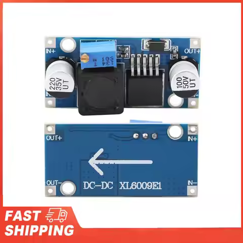 Boost Voltage Converter Module DC‑DC Converter Module XL6009E1 DC‑DC Adjustable Step Up Power Boost 