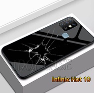 Softcase Glass Infinix Hot 10 | Case HP Infinix Hot 10 | Case Infinix | Kesing HP Infinix Hot 10 | C