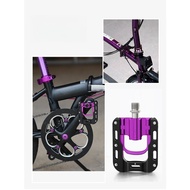 【Fast Shipping】Folding Bike Pedals 9/16inch Foldable Bearings Pedals for Brompton for Dahon