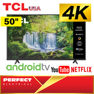 TCL 50" Android LED TV 4K UHD HDR10 50P615 Smart AI Google Assistant Dolby Vision &amp; Atmos