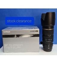TAMRON SP 70-200MM F2.8 Di VC USD FOR CANON