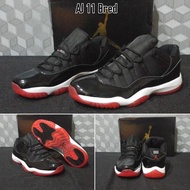Sepatu Basket Nike Air Jordan 11 ( Aj Xi ) Low Bred / Sneakers / Ua
