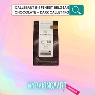 Callebaut 811 Finest Belgian Chocolate – Dark Callet / Dark Chocolate Recipe n° 811 - 1kg (Original 