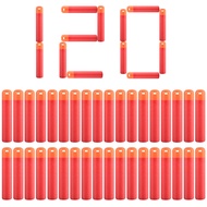 60Pcs/Lot 9.5cm Red Sniper Rifle Darts Bullets for Nerf Mega Kids Toy Foam Refill Darts Big Hole Hea