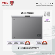 TCL Chest Freezer 130L, 190L, 280L, 438L, TCF-130G/TCF-190G/TCF-280G /TCF-438G (2026 model)