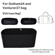 Beg dalam berbentuk felt, serasi dengan Gotham24/Venturer27, sesuai untuk menyimpan kosmetik dan bar