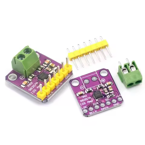 MAX98357 I2S Digital Audio Amplifier Module for Raspberry Pi Pico ESP32 Arduino, 3W Class D (Pre-sol