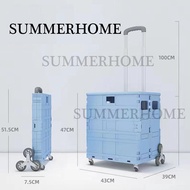 Available Foldable Trolley / Groceries / Collapsible / 2 Wheels/ 4 Wheels/ 8 Wheels / Handle