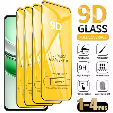 1-4PCS 9D Screen Protector For Realme C75 GT Neo 5 SE 3T 3 2T 2 C67 GT 2 Pro Tempered Glass For Real