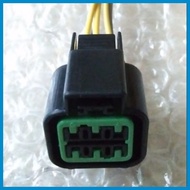 ➳ ┇ ▬ 6 Pin IACV Servo Socket With Wires for Lancer '97-'99 CJ GSR, CK Pizza Gen 1 Mitsubishi