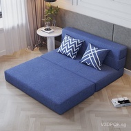 Sofa Bed Foldable Living Room Small Apartment Single Double Dual-Use Lazy Sofa Tatami Mattress Bedroom Room
