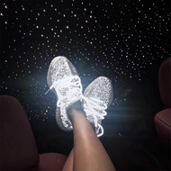 Original Adidas Yeezy 350 Boost V2 “Static Reflective” Penuh Bintang men running shoes hot