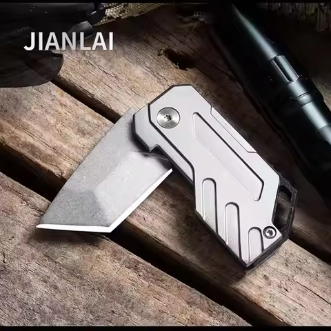 New Stainless Steel D2 Folding Portable Tactical MultipurposeGift Knife Camping Mini Military