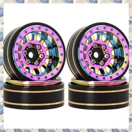 (SDRB) 1.1in Beadlock Wheel Rims Negative Offset 3.5mm Wheels for 1/18 TRX4M 1/24 SCX24 FCX24 AX24 R