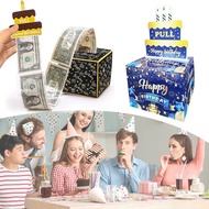 Happy Birthday Money Box for Cash Pull Money Gift Box DIY Set Surprise Gift Box