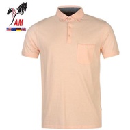 [100% Cotton] Pierre Cardin Fine Stripe Polo Men'S T-Shirt Men'S Shirt Mens Premium (Pink - Size EU - Portable UK)