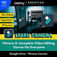 Video Course-Filmora X Complete Video Editing Course For Everyone | Learn Filmora Course