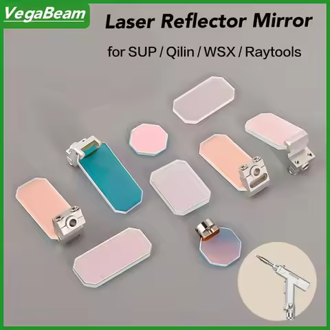 Laser Welding Reflector Mirrors 30x14x2 stented for CQWY SUP Qilin WSX 22.5x17x2.9 Laser Welding Ref