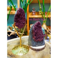 Natural Uruguay Red rainbow Amethyst druze / amethyst cave 紫晶镇 / 彩晶镇 / 紫晶洞 / amethyst cluster