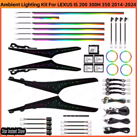 IS300H IS350 Dynamic Ambient Light for LEXUS IS 200 300H 350 2014-2024 XE30 Interior LED Lighting Up