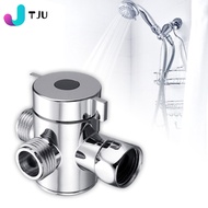 Multifunction 3 Way Shower Head Diverter Valve G1/2 Three Function Switch Adapter Connector T-adapte