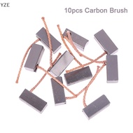 [Yze] 10 Engine Carbon Brushes For Car Heater Fan Air Fan 8*9*20mm Fn