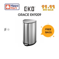 EKO Dustbin | Grace | EK9209 | Trash Bin | Waste Bin | Stainless Steel Bin | Step Pedal Bin