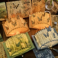 Paper cloud ancient style butterfly calligraphy book lamp Chinese-style paper carving lamp table dec