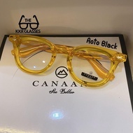 Canaanแท้!แว่นบลูออโต้ (ออกแดดเปลี่ยนสี) A5408 Style Vintage ท่านชายท่านหญิงใส่ได้ มีปลายทาง ขอบเต็ม