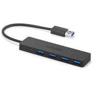 Anker 4-Port USB 3.0 Ultra Slim Data Hub for Macbook, Mac Pro/mini, iMac, Surface Pro, XPS, Notebook PC, USB Flash Drive