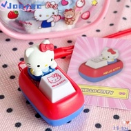 JONY1EC Fidget Keychain, Keycap Hellokitty Keyboard Clicker Toy, Portable Relief Stress Keys Button 
