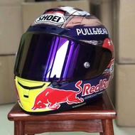NEW SHOEI X14 Full Face Motorcycle Helmet X14 Red Bull American Station Helmet Riding Motocross Raci