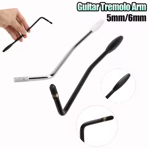 5mm/6mm Tremolo Bar Arm Whammy Bar for Fender Strat Stratocaster Electric Guitar with Spike Tremolo 