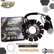 SPD STATOR COIL WAVE/ALPHA 110CC