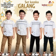 Galang white set size 2-10 by Kakadede