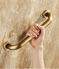 Brass Grab Bar Bathroom Armrest Handle Gold Bathtub Handrail Grab Bars For Safety Bar 40 Cm