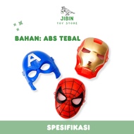 6.6 JIBIN Toy Mask Superhero Character Iron Man Captain America Spiderman Hulk Batman Ultraman Transformers Boys