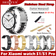 สาย Xiaomi Watch S1 Pro สาย Xiaomi Watch S1 active โลหะ เหล็ก สแตนเลส นาฬิกา xiaomiwatch s1 สายนาฬิกา Link Bracelet Stainless strap watchband