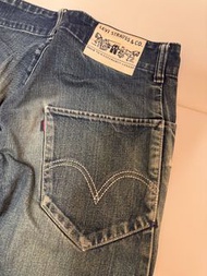 絕版 Levi’s 701 N3BP 洗水色中古牛仔褲