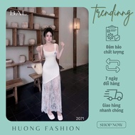 Beautiful floral zip dress Huong fashion
