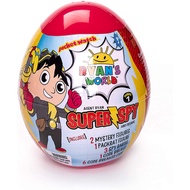 Ryan’s World Super Spy Ryan’s Mega Micro Egg, Full Of Secret Surprises, Includes 1 Packrat Figure, 2