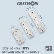 DUTRON Stop Kontak ORIGINAL Arde BER SNI 2 3 4 5 Lubang Tanpa Kabel Sambungan Colokan Listrik Tebal