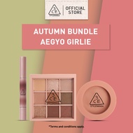 3CE Hue Are You - Aegyo Girlie Bundle (Shine Reflector - Nectar + Eye Palette - Overtake + Face Blus