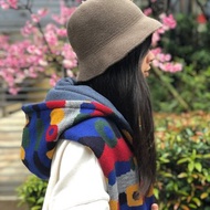 Oops 幾何-連帽脖圍-連袖圍巾-交換禮物