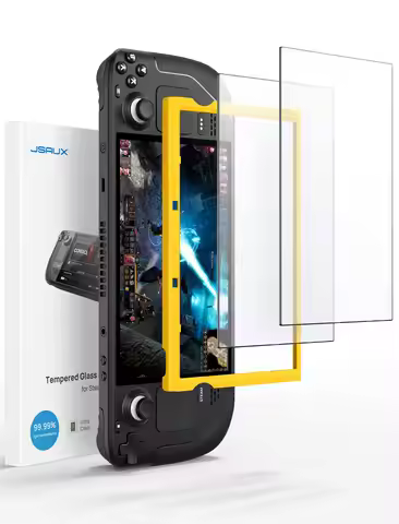 2 Pack Steam Deck Screen Protector, Anti Glare Protector for Steam Deck, 9H Ultra HD Glass Protector
