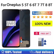 Super AMOLED Display For Oneplus 5 5T 6 6T 7 7T 8 8T 7Pro 8Pro 9 9R 9Pro 10Pro LCD Display Touch Scr