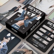 55PCS/Box Kpop BTS JUNGKOOK solo photocards The album SEVEN lomo card postcard for Fans collect student