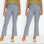 L0FT WOMEN'S KICK CROP STRIPED JEANS - ORIGINAL