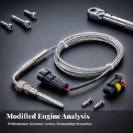 Exhaust Gas Temperature Sensor Heat-Resistant  Sensor EGT Thermocouple Fast Response Sensor Tip with